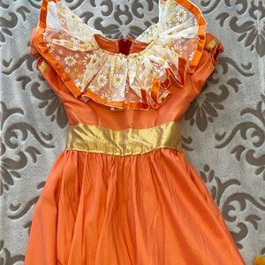Handmade Encanto Pepa Madrigal Dress – Girls Costume / Party / Halloween